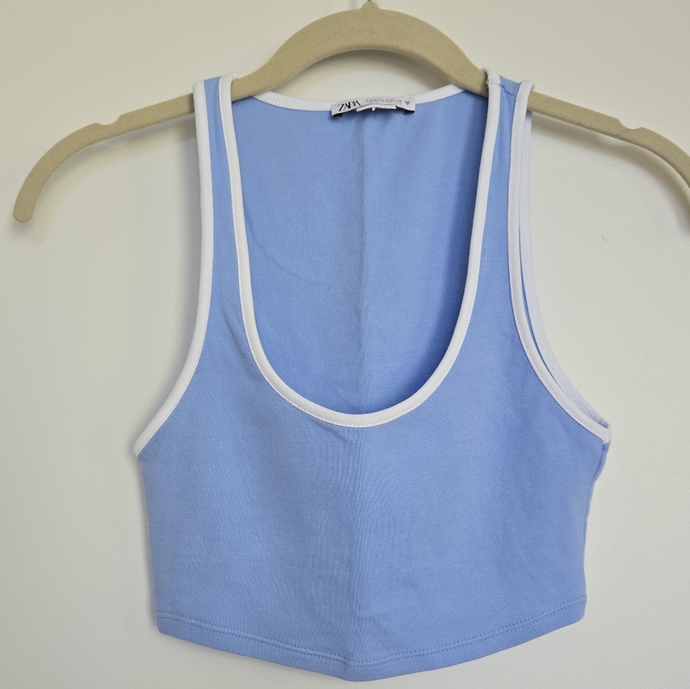 Zara cropped tank